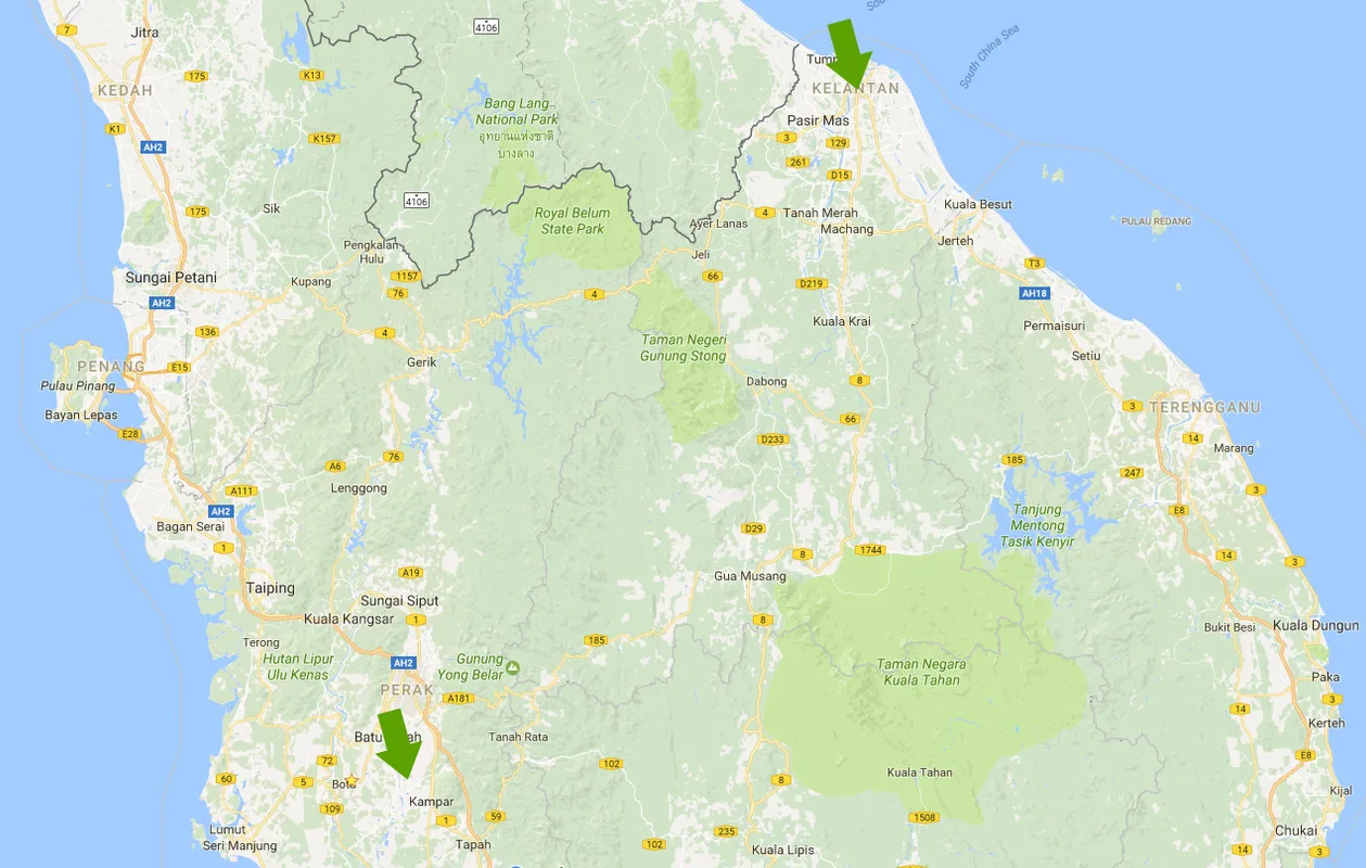 kota bharu perak kelantan