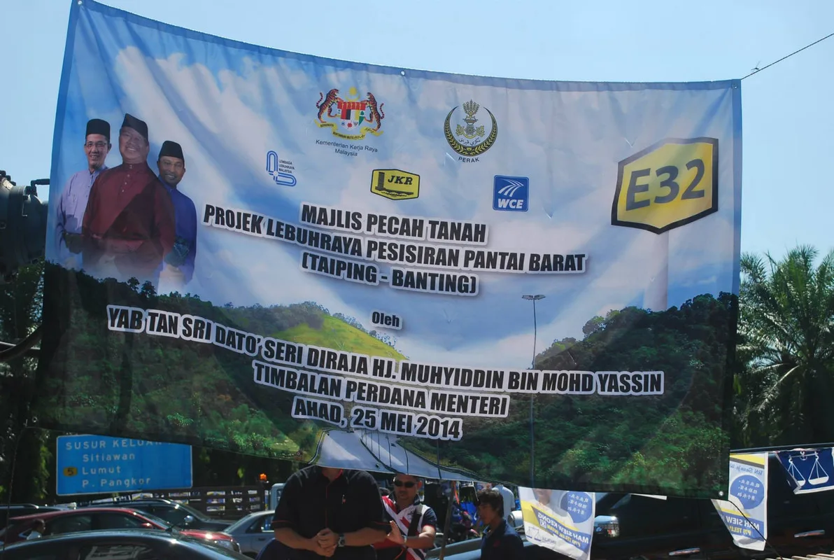 perasmian lebuh raya pesisiran pantai barat