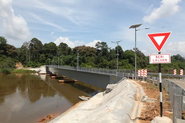 Jambatan Tanpa Tiang Paling Panjang Asia Ada Di Gerik