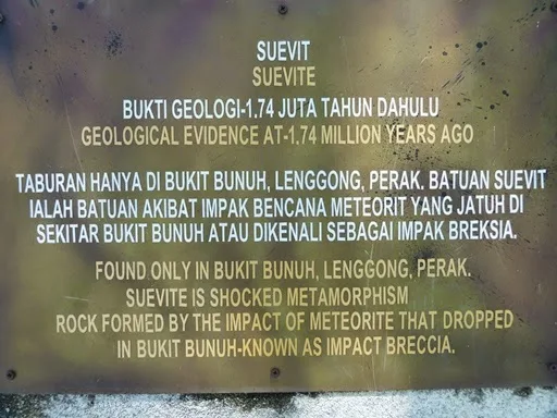 Meteorit Pernah Menghentam Lenggong