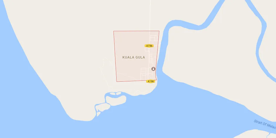 peta kuala gula