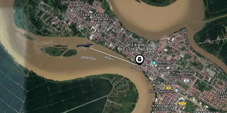Apa Sebenarnya Yang Tenggelam Dalam Sungai Perak Di Teluk Intan