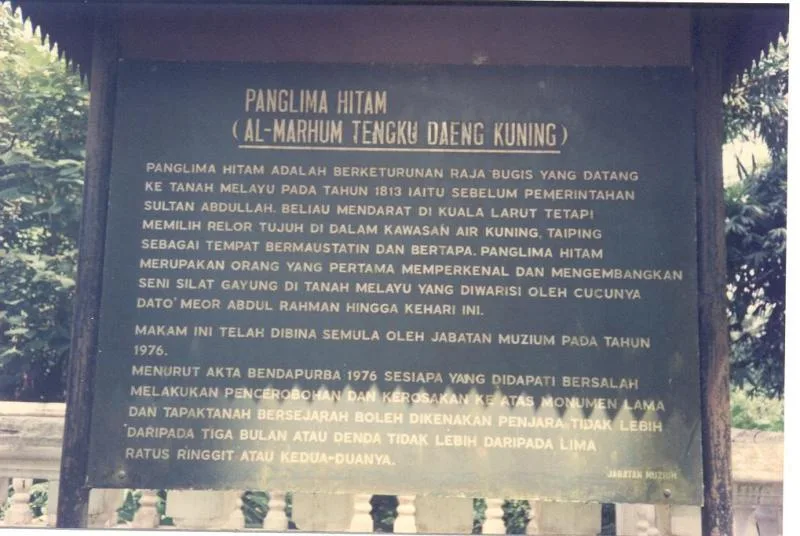 Siapakah Gerangan Panglima Hitam Dalam Sejarah Perak