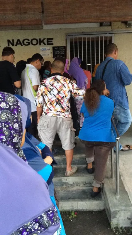beratur di klinik nakoge