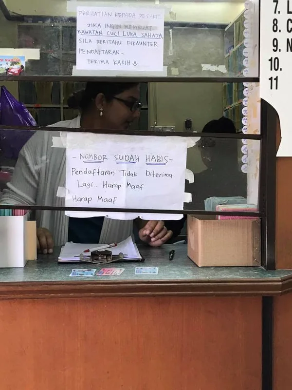 klinik nakoge nombor habis