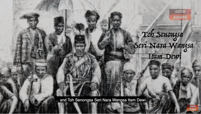 Toh Senongsa Seri Nara Wangsa ke 9 Toh Itam Dewi bin Panglima Kinta Ngah Gapor
