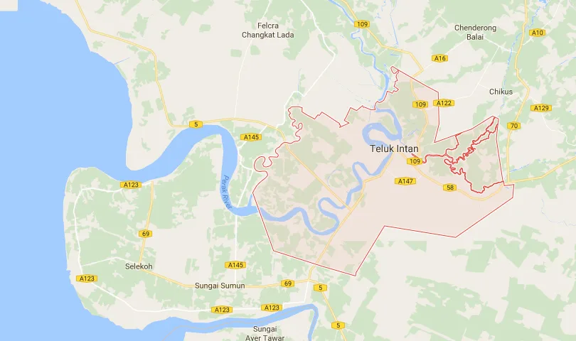 teluk intan map