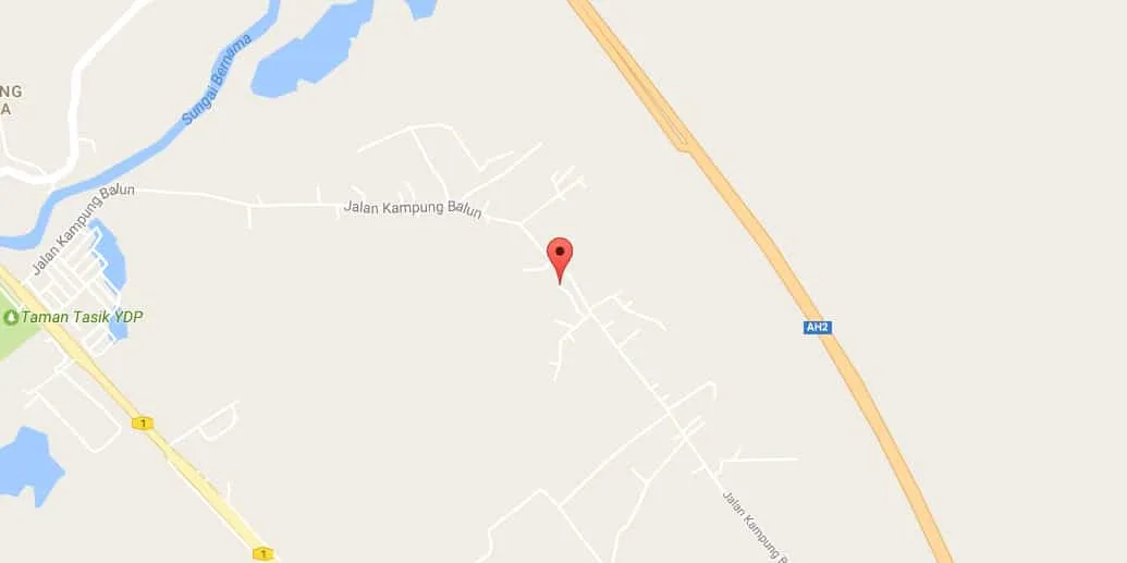 Kampung Balun map