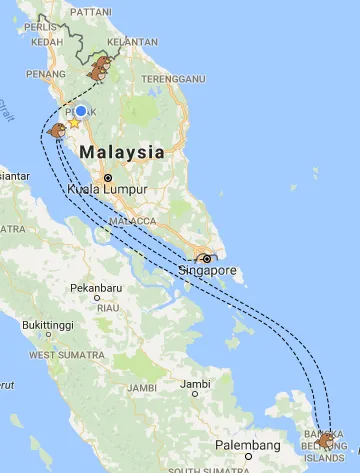 peta laluan bendahara