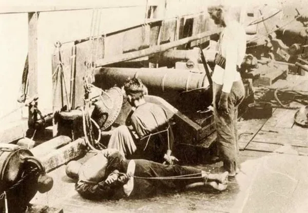 Chinese Pirate Attack on a British Ship in Larut in 1873