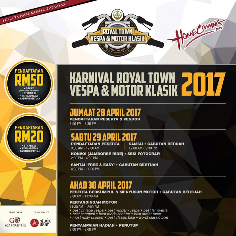 event schedule