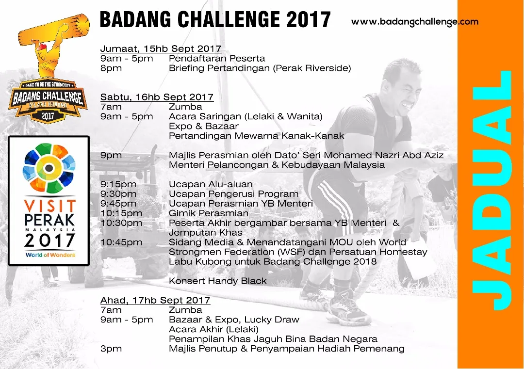 badang challenge schedule