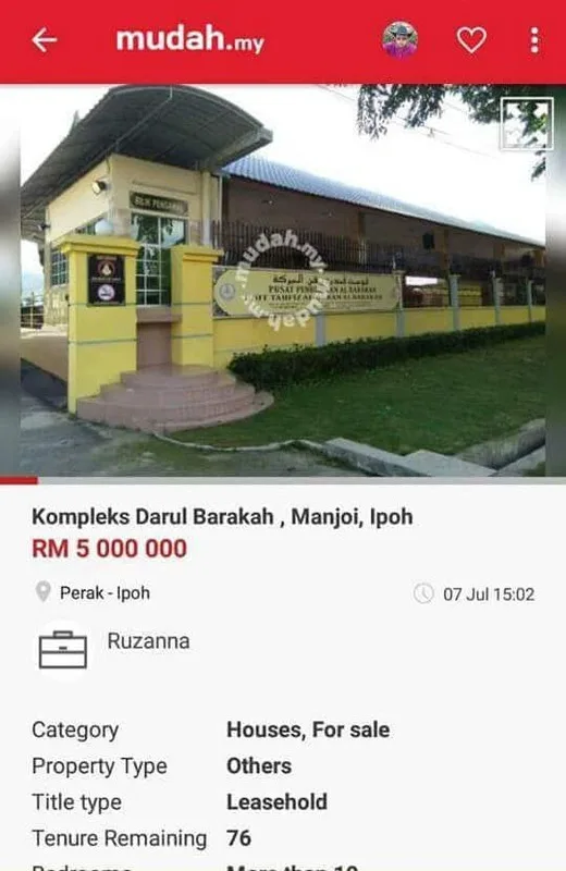 Ustaz Kazim Forced to Sell Tahfiz Unit in Manjoi
