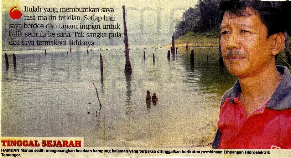 The Village at the Bottom of Tasik Temenggor, Gerik