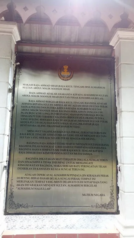 The Story Behind the Raja Ahmad Memorial Stone at Sungai Terus