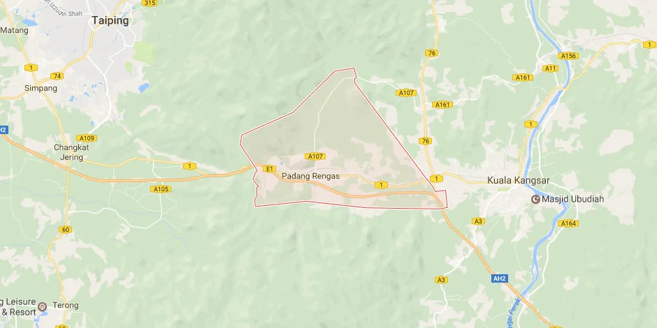 Padang Rengas map
