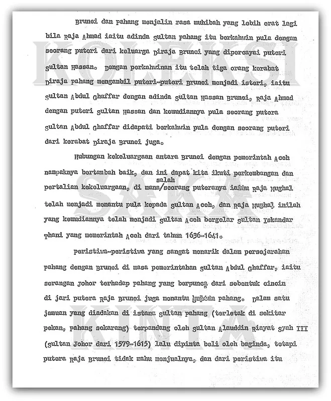 The History of Aceh's Rule in Perak