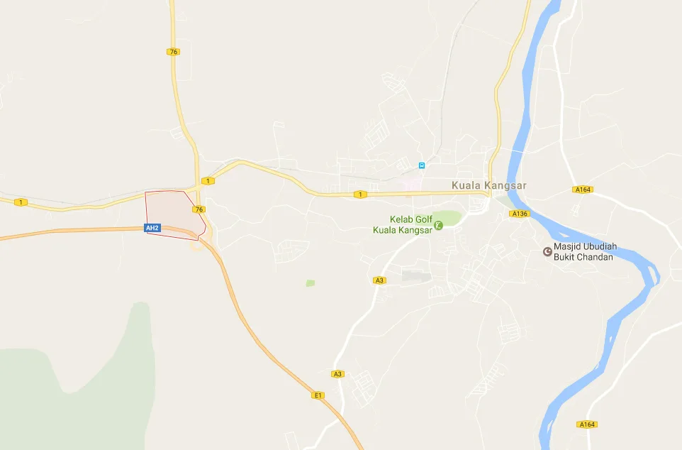 Map of Kampung Kuala Dal