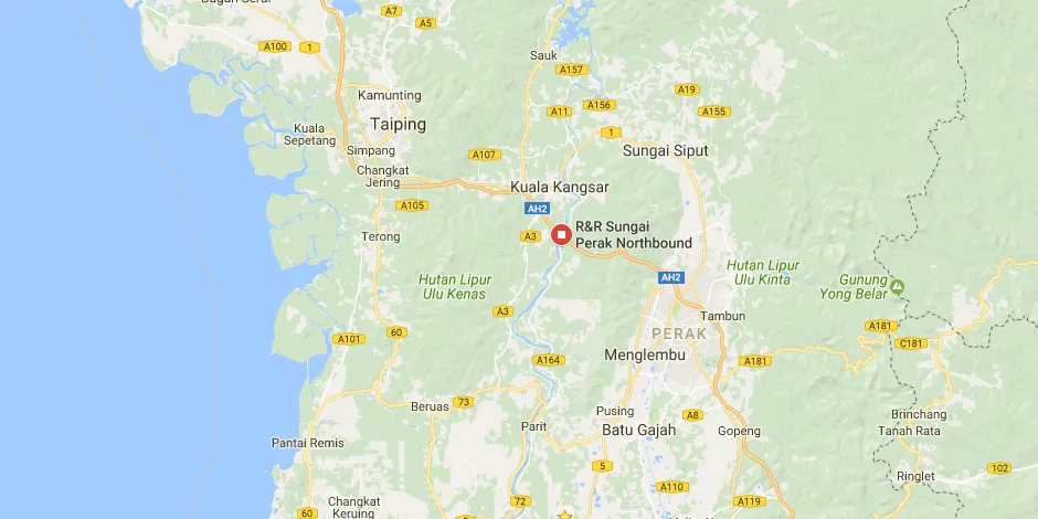 RNR Sungai Perak map