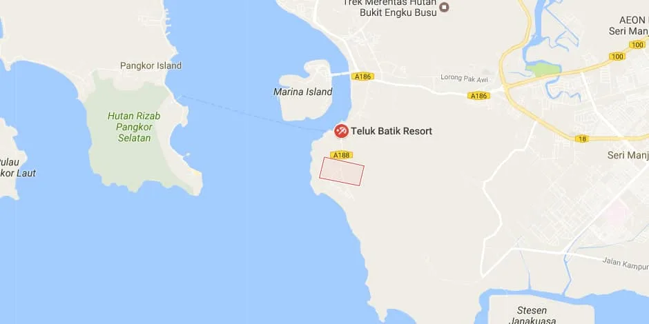 Teluk Batik map