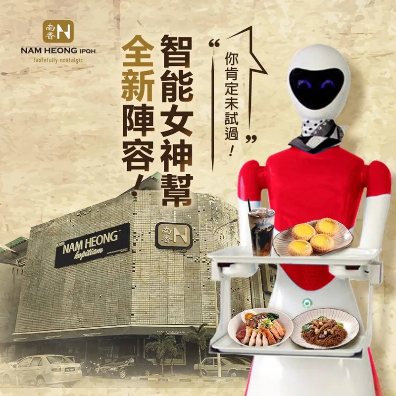 Malaysia's First Robot Restaurant Server is in Ipoh, Perak