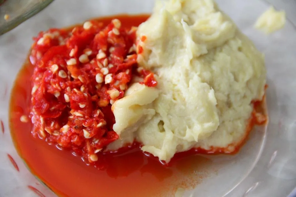 Tempoyak Sambal Belacan