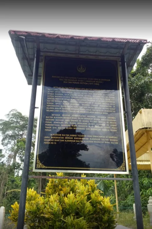 Sultan Ahmad Tajuddin Shah (3rd Sultan of Perak)