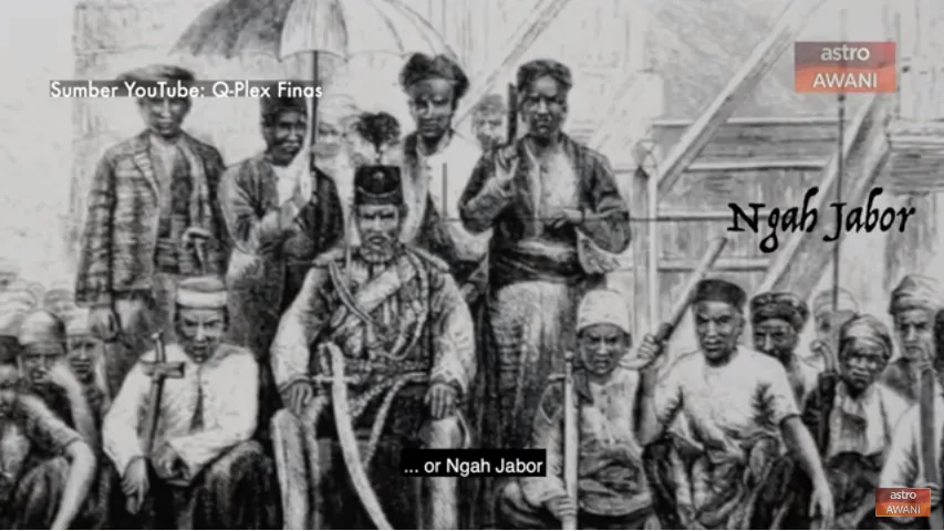 1875 Perak War: 7th Dato Panglima Kinta Ngah Jabor, Toh Senongsa Seri Nara Wangsa Itam Dewi and Kampung Kepayang, Fair Park, Ipoh